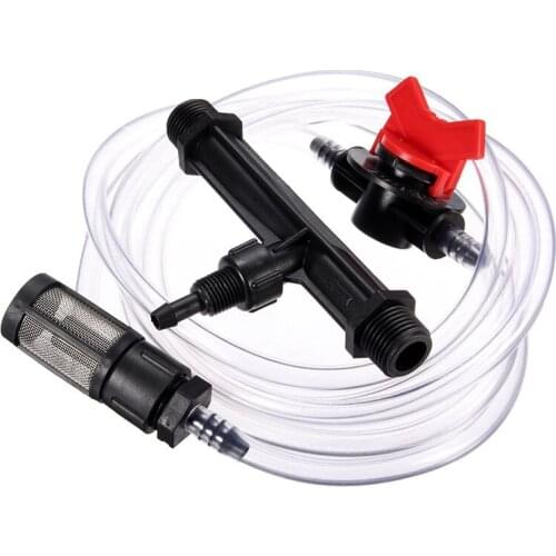 1/2 Garden Irrigation Device Venturi Fertilizer Injector Switch Water Tube Kit