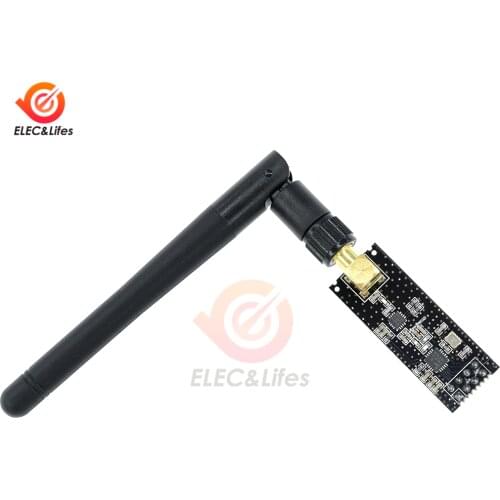 2.4G NRF24L01+PA+LNA Wireless Transceiver Module SMA antenna 1100m Long Distance transmission Microcontroller Module for Arduino