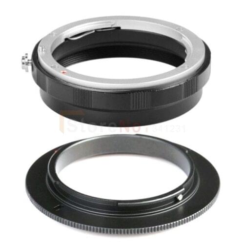 2 In 1 AI-52mm Macro Reverse Adapter Rear Lens Protection Ring For F AI AF Mount