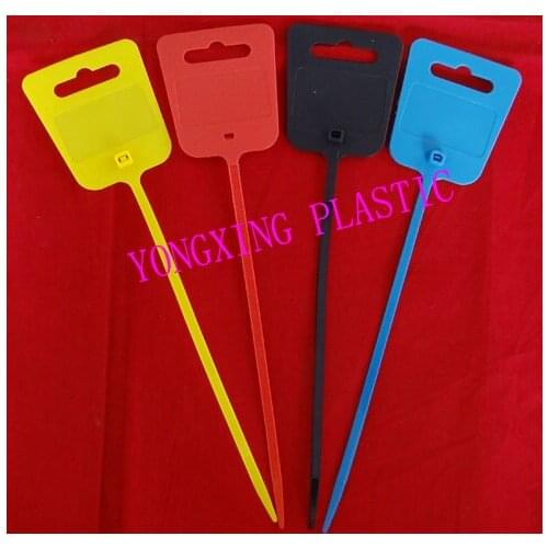 25pcs/bag marker cable tie 4.6*250 self-locking nylon66 94V-2 Zip tie