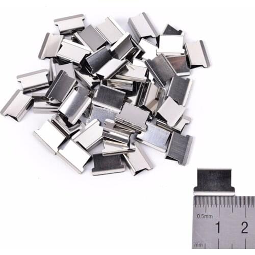 50pcs/pack School Office Accessories Supplies Mini Metal Paper Clipper Stationery new