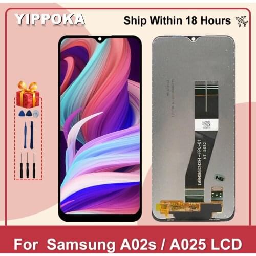6.5" Original For Samsung Galaxy A02S Display SM-A025F/DS LCD Touch Screen Digitizer Display For Samsung A02S LCD SM-A025M/DS