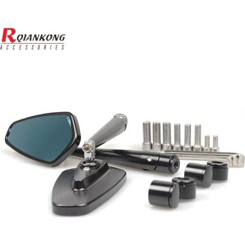 Side Mirrors Handlebar End Rearview Mirror Motorcycle Acccessories For BMW E46 E90 E60 yamaha XT660 WR250 WR125 XT125 Dirt bike