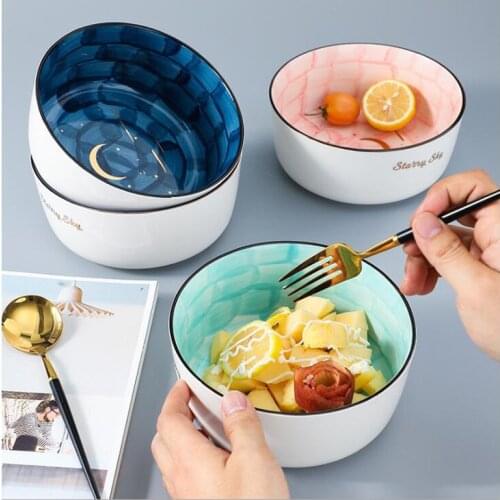 7inch Dinning bowl rice ceramic bowl 1200ml tableware dinnerware home appliance kitchen tools utensil
