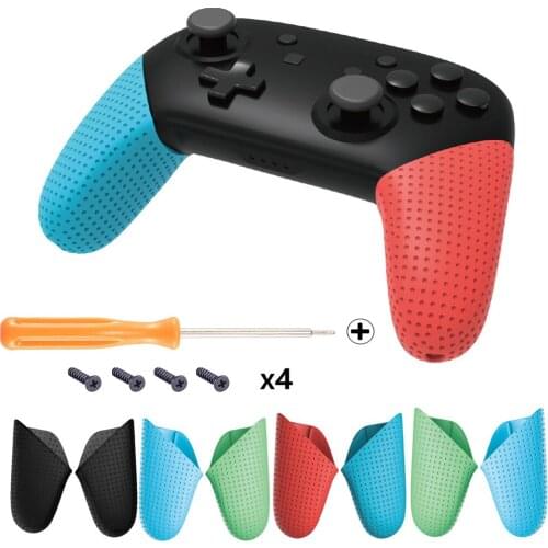 For Nintendo Switch Pro Controller Right Left Anti-Slip Grip Shell DIY Replacement Hand Grip Handle Cover Case For NS Switch Pro