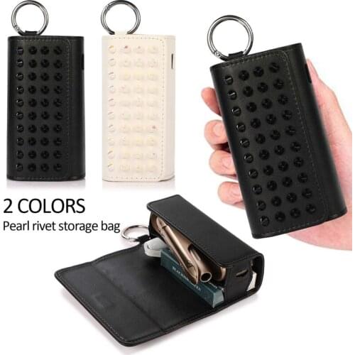 IQOS 3/3 Leather Case Protective Cover, Lockable Protective Cover Accessory For E-cigarette Starter Kit Charger 120*65*53mm New