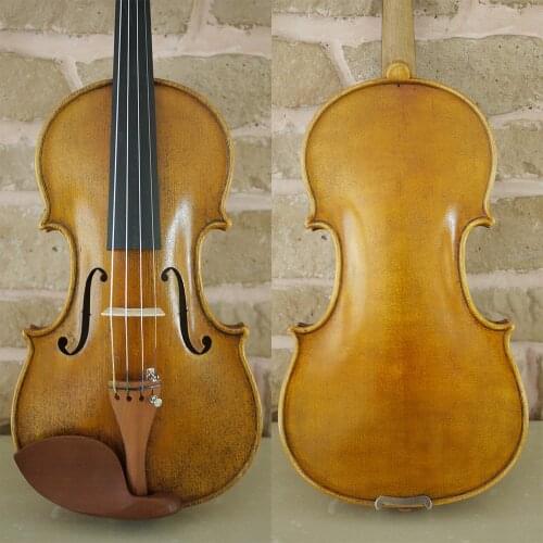 Copy Of A 19Th Century French Violin . Oil Varnish .Warm Tone. Free violin case , bow and rosin.NO.1065
