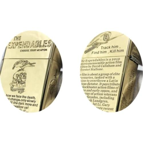 Cool Famous film kerosene gasoline Petroleum oil cigarette lighter hinged igniter Boyfriend gift（Handed -Made Sculpt 4 to 7 Day)