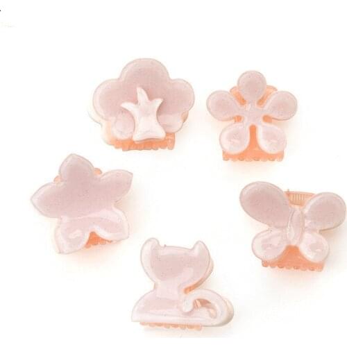 Cute mini flower butterfly hairclips hair claws barrettes headwear hair clips hair accessories