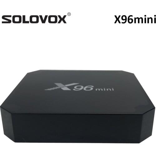 SOLOVOX X96 mini TV Android 7.1 Smart TV Box 2GB 16GB Amlogic S905W Quad Core 2.4G WiFi X96mini Video Player Set Top Box