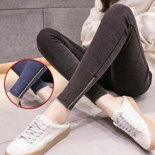 Fashion Pencil Pants Maternity Stretch Jeans For Pregnant Women Skinny Trousers Pregnancy Jeans Abdominal Maternity Clothes