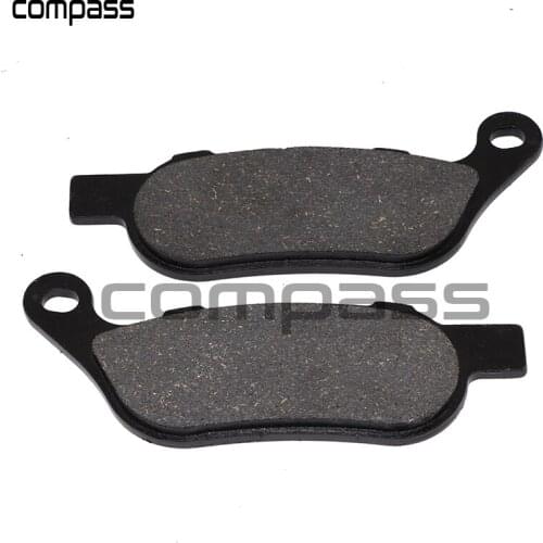 Motorcycle Rear Brake Pads for Harley FDXLS Low Rider S 2017 FXDF Fat Bob 2008-2017 FXSTB Night Train 2008 2009