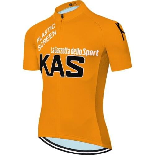 Kas Retro Masculino Ropa Camisa Masculina Cycling Jersey Men Mallots Tricota 자전거의류 Maillot Ciclismo Hombre Maillot Ciclismo