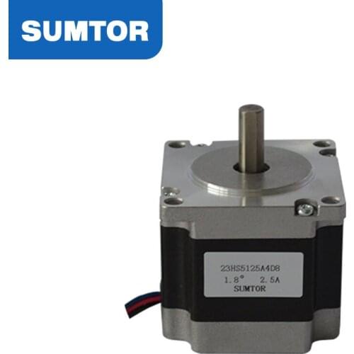 Nema 23 kit stepper motor 8mm shaft diameter 1.1N.m holding torque 51mm motor body length 2.5A current