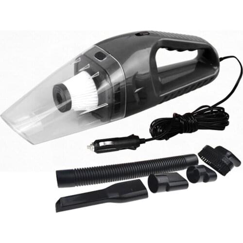 Portable 120W 12V Car Vacuum Cleaner Handheld Mini Vacuum Cleaner Super Suction 5m Cable Wet And Dry Dual Use