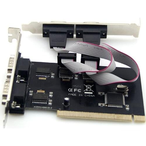 PCI to 4 serial card 4 COM RS232 serial port 9pin desktop PCI expansion adapter add on card