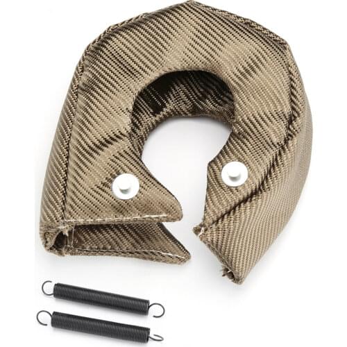 Durable Outside Turbo Heat Blanket Titanium T3 Fiber Turbo Blanket Heat Shield Barrier Turbocharger Cover Wrap