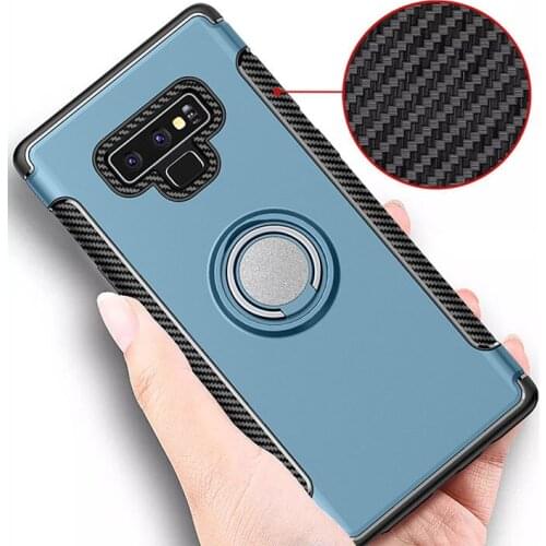 Luxury Armor Case For Samsung J3 J5 J7 2016 2017 EU S7 Edge S8 S9 Plus Stand Shockproof Finger Ring Cover For A6 J4 J6 J8 2018