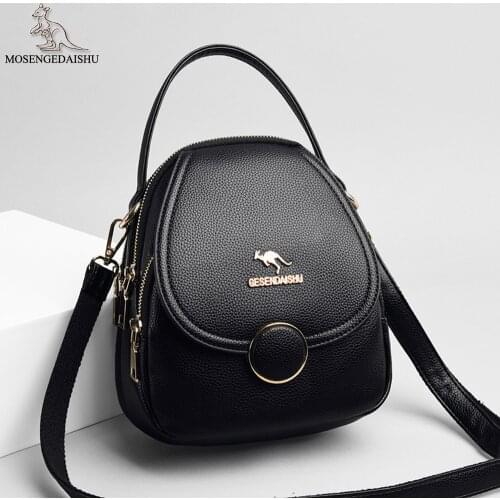 Luxury Designer Womens Backpack High Quality PU Leather Ladies Shoulder Bag Fashion Letter Design Ladies Travel Backpack Bolsos