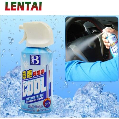 LENTAI 1Set Car Interior Dry Ice Air Cooling Spray Agent For Ford Focus 2 3 Fiesta Mondeo MK4 Ranger Toyota Corolla chr RAV4