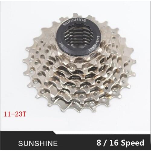 SUNSHINE Bicycle parts 8 speed highway bicycle variable speed cassette flywheel light 11 - 23 road bike folding bike Freewheel