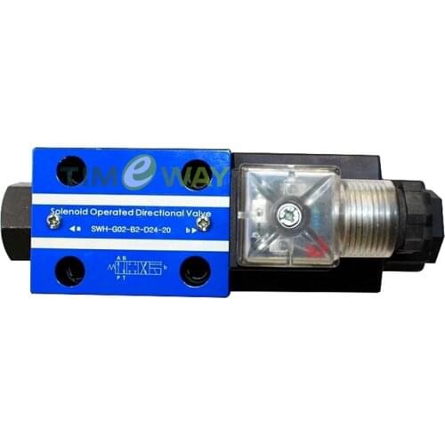 SWH Hydraulic Valve SWH-G02-B2-20 Solenoid Directional Control Valve DC24V AC220V AC24OV