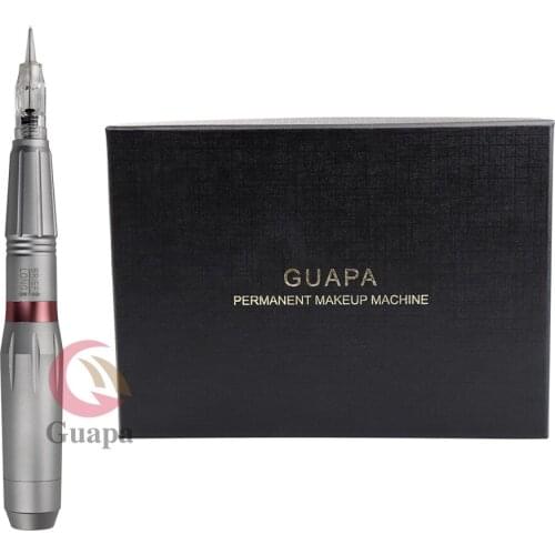 Tattoo Rotary Pen Professional Hybrid Permanent Makeup Tattoo Machine Strong Quiet Motor Supply with 0.18mm Easy Click Needles