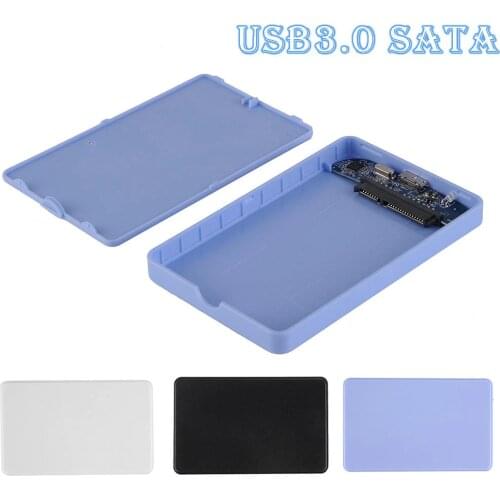 USB 3.0 2.5" SATA HDD Enclosure Mobile SSD Hard Drive External Adapter Box Case 5Gbps Data Transfer Backup Tool for PC Laptop