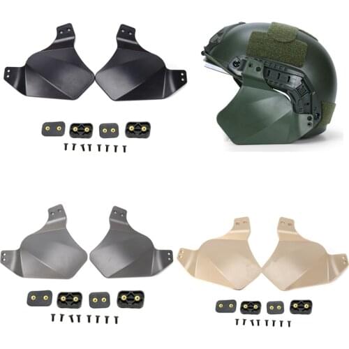 Tactical FAST Helmet Rail 2 Side Cover Ear Protect helmet ear protectorsAirsoft Helmet Accessories