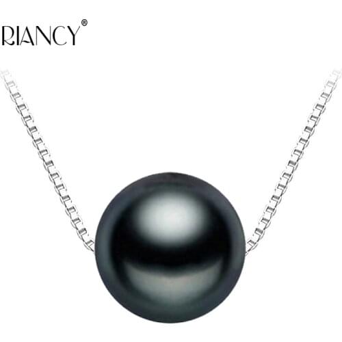 2019 New Fashion Elegant white gray Shell 10MM Imitation Pearl pendant shell Beads Jewelry Clavicular chain for women