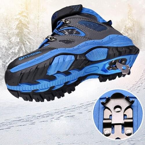 Winter Boots for Boys Girls Little Kids Snow Shoes Teenagers Children Hiking Shoes Walking Climbing Sneakers Warm EU Size 29- 40