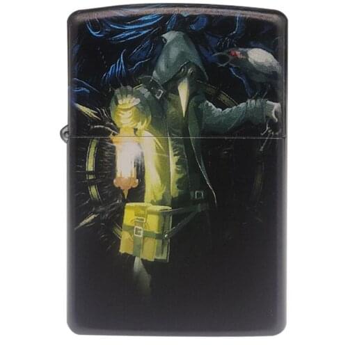 ZORRO 2021 NEW Night elf assassins Kerosene gasoline petroleum oil cigarette lighter Creative Portable Smoking igniter men gift