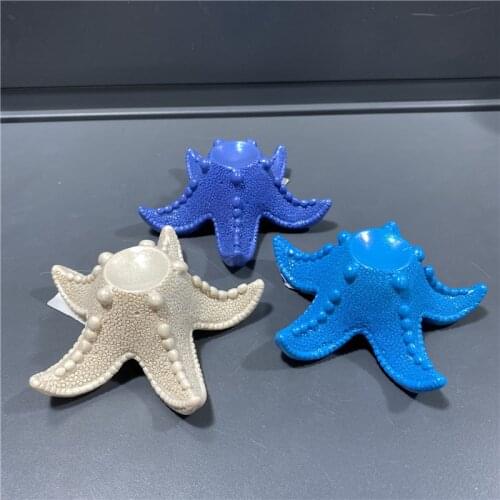 1pcs Wholesale Natural Crystal Ball Sea Star Shape Stand BaseHome Decoration