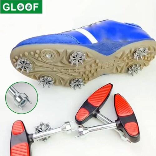 1Pcs Stainless Steel Golf Shoes Spike Wrench Cleats Spikes Tool Removal Cleat Replacement Aid