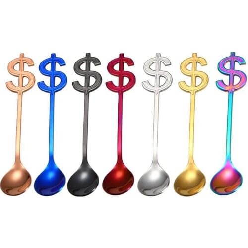 304 Stainless Steel Coffee Spoon Ice Cream Dessert Tea Spoon For Picnic Kitchen Accessories