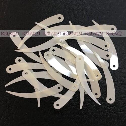 30g 750pcs 33*5mm Chilli Loose Sequin Paillette Crafts Sewing ,Women Kids Diy Garment Accessories Oil Cream