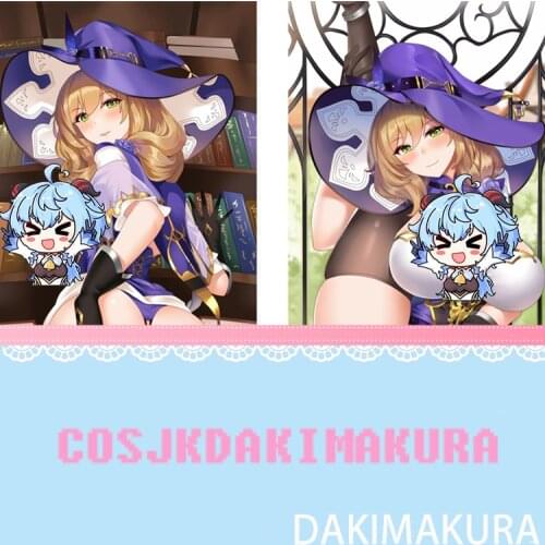 Anime Dakimakura Genshin Impact Mona Girls HD Print Pillowcase Body Hugging Pillow Cover Case Costume Collectible Throw Gifts