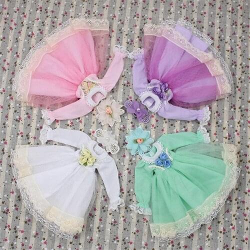 Fortune Days DBS 1/6 doll flower dress lace dress