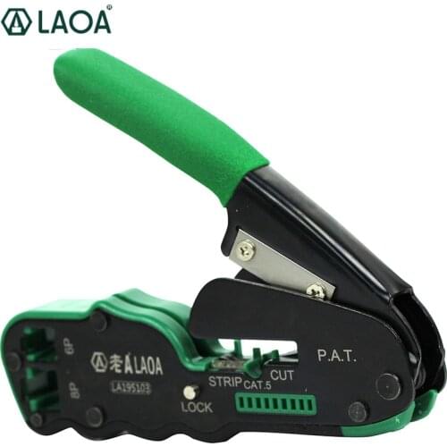 LAOA Crimping Pliers Crimper Network Tools Cable Stripper Wire Cutter Cutting Plier Terminal Crimp Portable Tool