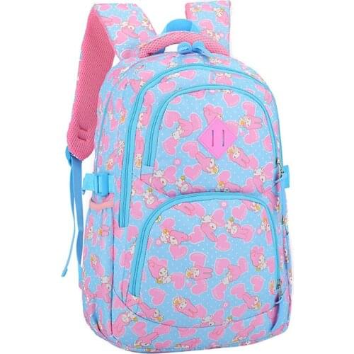 Fashion Cute Kids Backpacks for School Teenagers Girls Nylon Waterproof Cartoon Printing Students Backpack School Bags Mochila