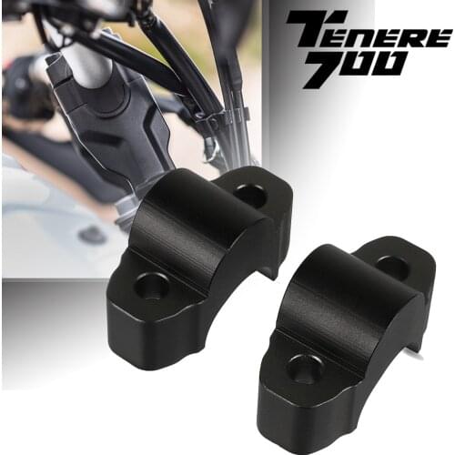 Motorcycle ALUMINIUM 20MM height Handlebar Risers BAR RISERS For Yamaha Tenere 700 2019 2020 2021 T7 Rally XTZ700 XT700Z Tener