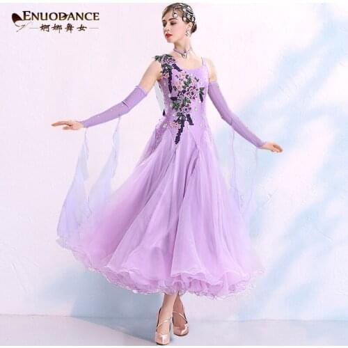 New ballroom waltz modern dance dress ballroom dance competition dresses standard ballroom dancing clothes tango dress MQ297