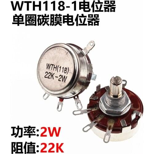 New WTH118-1A 2W 22K WTH(118) Potentiometer