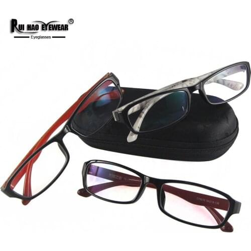 Leisure Eyeglasses Frame Optical Glasses Men Women Small Rectangular Frame Rui Hao Eyewear Spectacles 8070