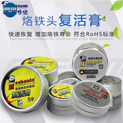 MECHANIC MCN-20 S3 S6 Soldering Iron Head Oxidation Repair Cream To Solve The Black Hair Of The Soldering Iron