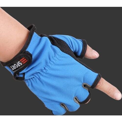 1Pair Fishing Gloves Men Women Outdoor Fishing Anti-slip Sports Fish Equipment Gloves Wear-resistant Breathable