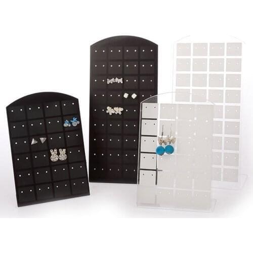 48/72 Holes Earring Jewelry Display Holder Rack Stand Showcase Organizer Shelf Mould Multi-layer Stud Earrings Storage Rack