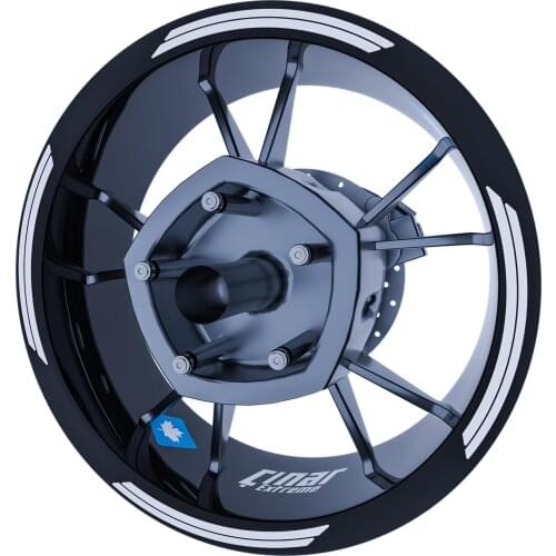 Reflective White [Grey] Double Stripe Rim Tape Wheel Stripes Decals Sticker CinarExtreme