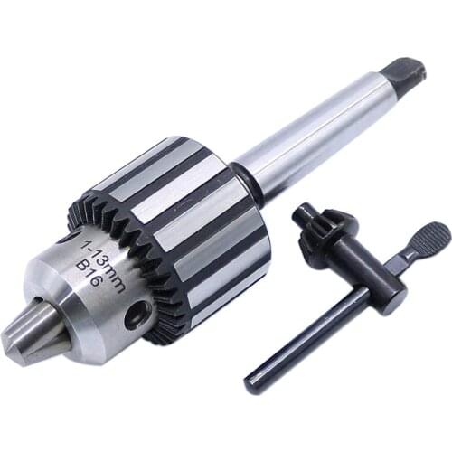B16/1-13mm Heavy Duty Drill Chuck With Chuck Key And MT2 Arbor