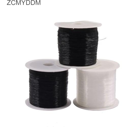 ZCMYDDM 1/2PCS 80m/Roll 0.2mm Beading Thread Beads Invisible Nylon Thread for Jewelry Making Supply DIY Sewing Supplies